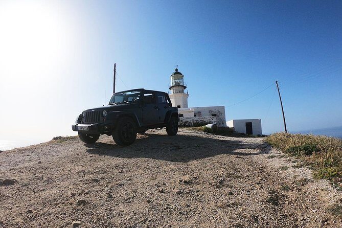 Authentic Jeep Adventure Tour - Through Marathi Village to Panormos: Water Dam Views on the Way