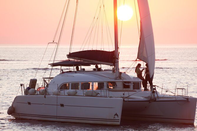 Catamaran Day & Sunset Cruises with meals Drinks and transportation - Weather is part of the product in Mykonos