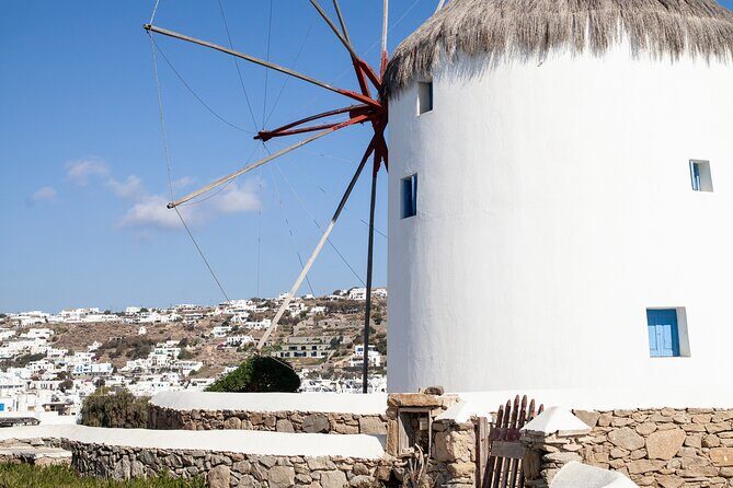 Discover Mykonos in 4 Hours Beaches Villages and Town - Ano Mera village time: the quieter Mykonos side