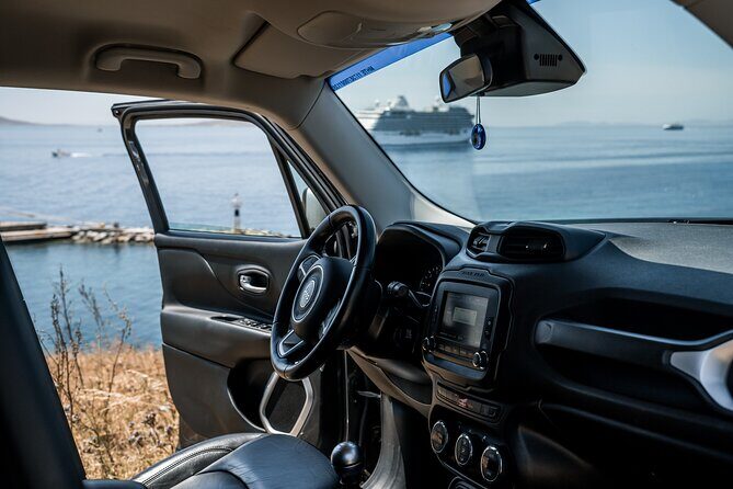 Explore Mykonos with local guide and Jeep Renegade Private Tour - Beach sprint 1: Agios Ioannis and Panormos for classic Mykonos angles