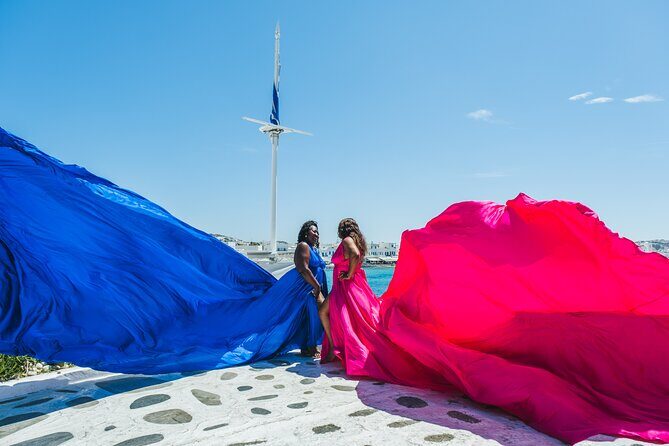 Flying Dress Mykonos Photoshoot - Who should book this flying dress session?
