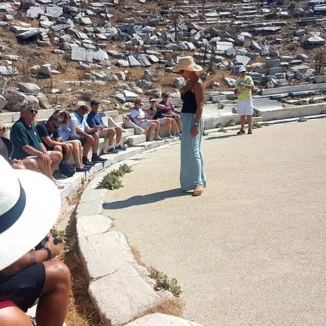 From Mykonos: Ancient Delos Tour - The return ferry and the photo window before 13:30