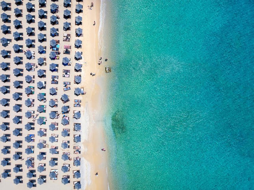 From Mykonos Cruise Port: Old Town Visit and Beach Getaway - Mykonos Town in Free Time: Windmills, Little Venice, Paraportiani