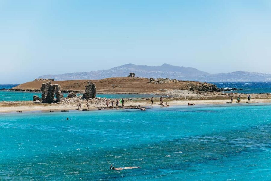 From Mykonos: Cruise to Delos and Rhenia with Lunch - A 6.5-hour Delos-and-Rhenia day trip that mixes myths and swim time