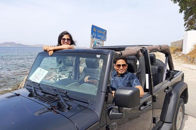 Jeep Mykonos Adventure - Rustic interior stops: villages, monasteries, harbors, and viewpoints