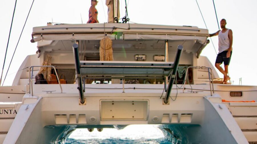 Mykonos: Boho Experience Catamaran Cruise - Food, drinks, and the DJ soundtrack: comfort with momentum