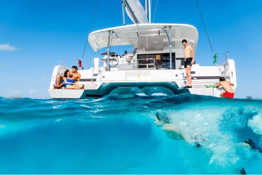Mykonos: Catamaran Cruise with Lunch, Drinks and Transfer - Rhenia Island: The Cove Stop That Turns the Cruise Into a Swim Day