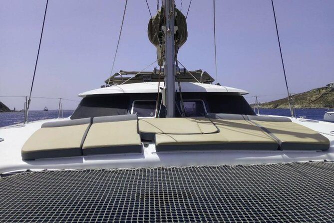 Mykonos Catamaran Full Day Private Cruise, 8-flavor Meal & Drinks - Smooth sailing time: comfort, pace, and how the crew sets the mood