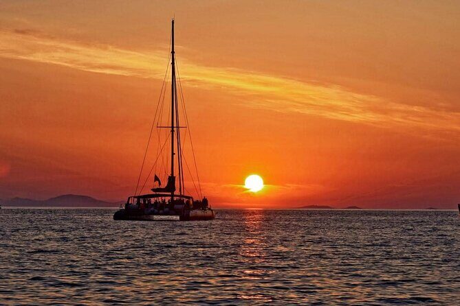 Mykonos Catamaran Sunset Semi private Cruise with transfer - Key highlights I think you’ll care about