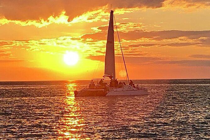 Mykonos Catamaran Sunset Semi private Cruise with transfer - SUP and snorkelling: fun add-ons when conditions allow