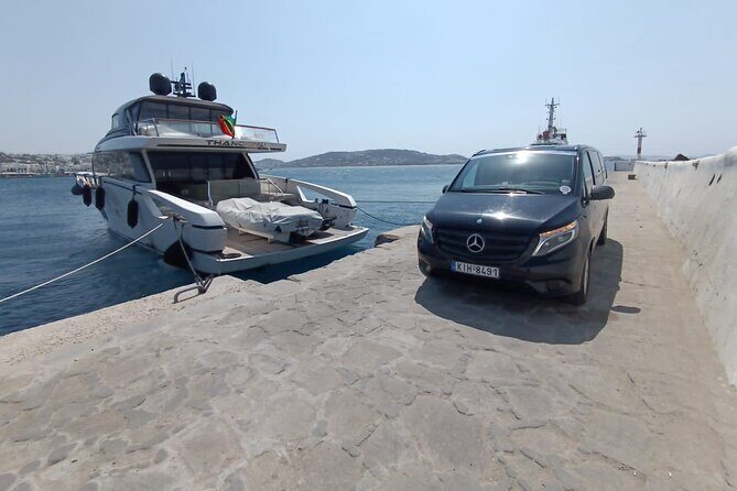 Mykonos driving tour - Choulakia Beach and Armenistis Lighthouse: nature and maritime calm