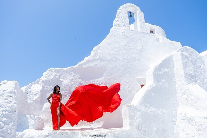 Mykonos Flying Dress Photoshoot - Key things to know before you book