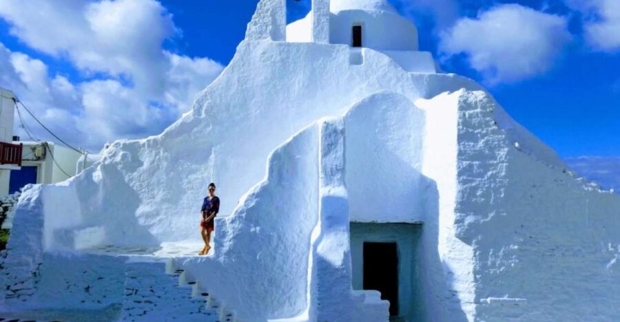 Mykonos: Full-Day Sightseeing Tour with Lunch - Ano Mera: the traditional village stop that changes the scenery