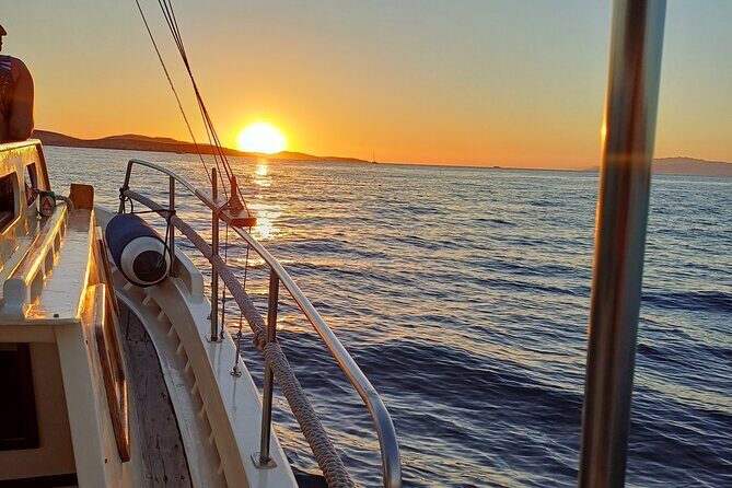 Mykonos Private Sun Set Cruise - Swim stop and snorkeling gear: fun, but plan for comfort
