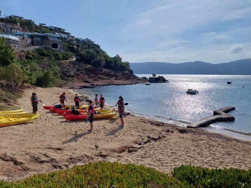 Mykonos: Secluded Bays Sea Kayaking Tour with GoPro Photos - The 5-kilometer paddle: secluded bays away from the main scene