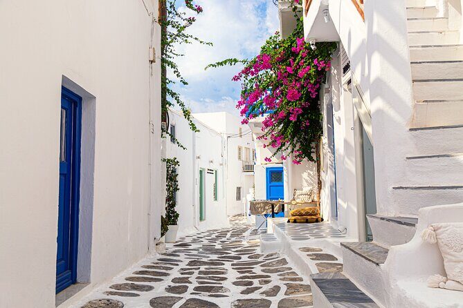 Mykonos Shore Excursion: Elia Beach & Town Exploration - Mykonos Town Time: Windmills, Little Venice, and Paraportiani at Your Pace