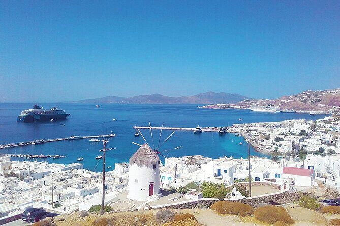 Mykonos Shore Excursion with Pickup from Cruise Ship Terminal - Ano Mera and Panagia Tourliani Monastery for a Break From the Waterfront