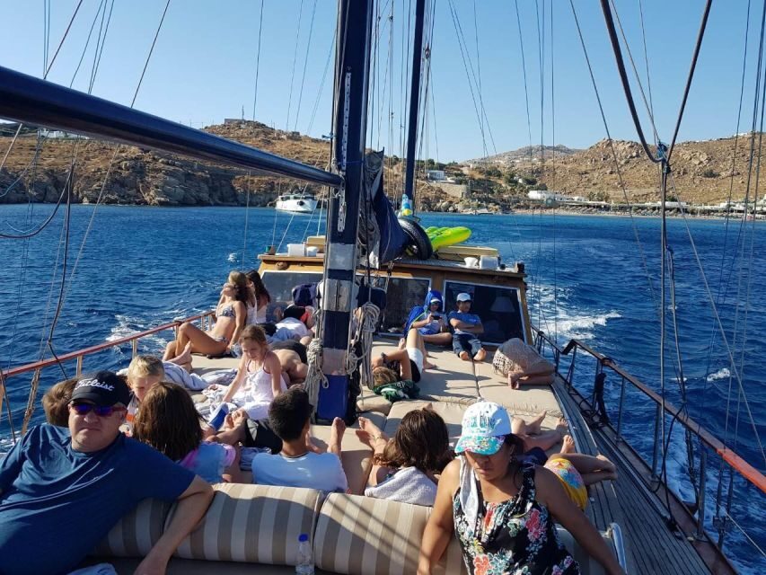 Mykonos: South Beaches Cruise - Food and Drinks on Board: Greek Classics Plus Chilled Wine