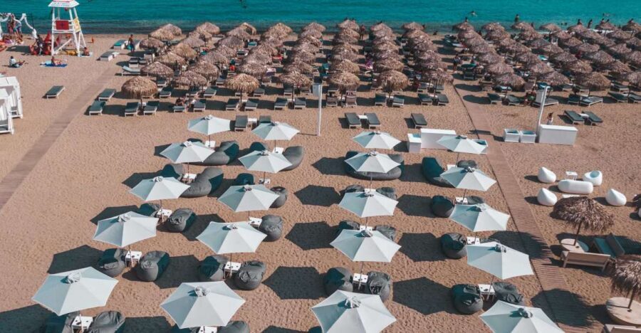 Mykonos: Super Paradise Beach with Sunbed at Thalas Mykonos - Super Paradise Beach day, handled: what your reserved setup really means