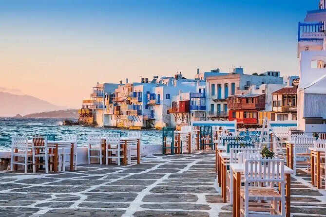 Mykonos Tour from Cruise Port including Little Venice & Windmills - Little Venice and Mykonos Town: the postcard finale