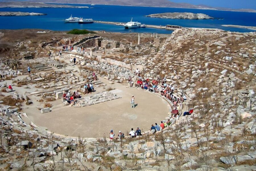 Mykonos: Yacht Cruise to Rhenia and Guided Tour of Delos - Rhenia Island: The Secluded Swim Stop That Makes the Day Feel Like a Vacation