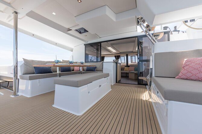 Private 5-Hour Cruise on Brand-New Luxury Catamaran in Mykonos - Choosing south-coast sailing vs. Rhenia