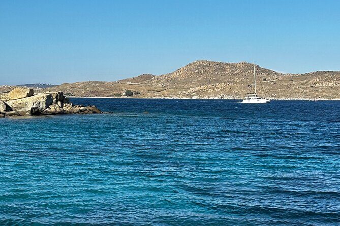 Private Cruise with Handmade Antique Boat around Mykonos-Full Day - Stop 3: Paraga Beach for swimming plus Greek wine and fruits
