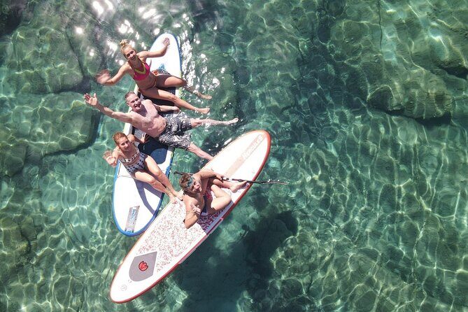 Private Mykonos Catamaran Day Cruise with Meals & Water Toys - Stop 1: Ornos Water Time and Snorkeling Before the Main Sights