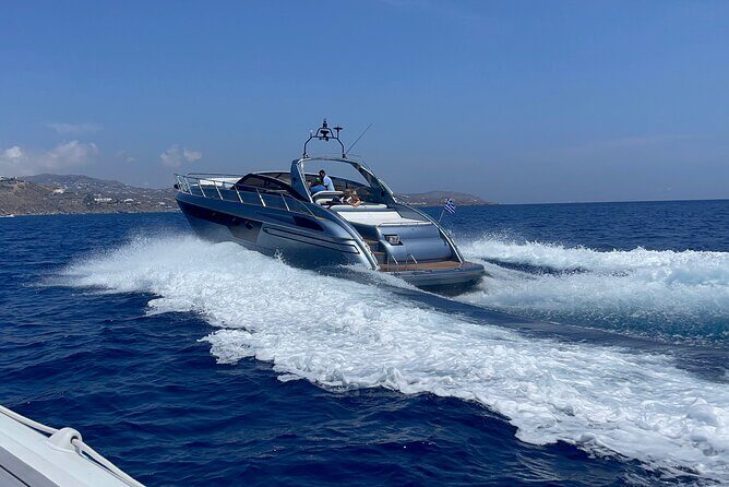 Rent a Yacht at Mykonos Princess V55 - South-Mykonos Beach Hopping: Swimming and Snorkelling, Your Way