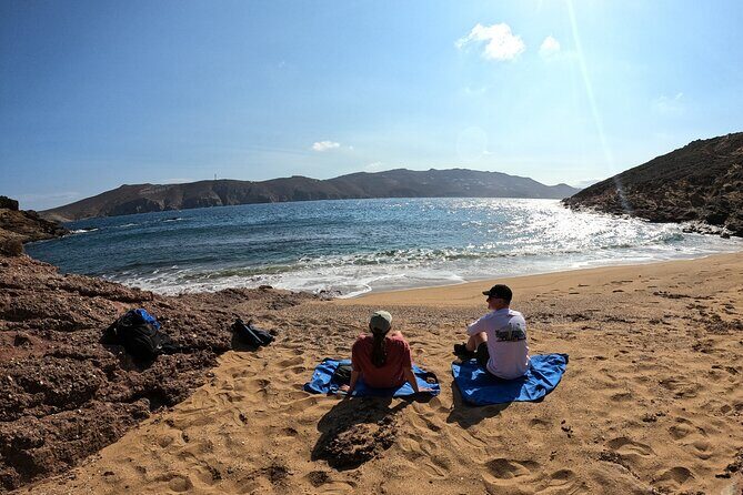 Sea kayaking Mykonos natural beauty beaches - The break you’ll remember: snacks, native herbs, and photos
