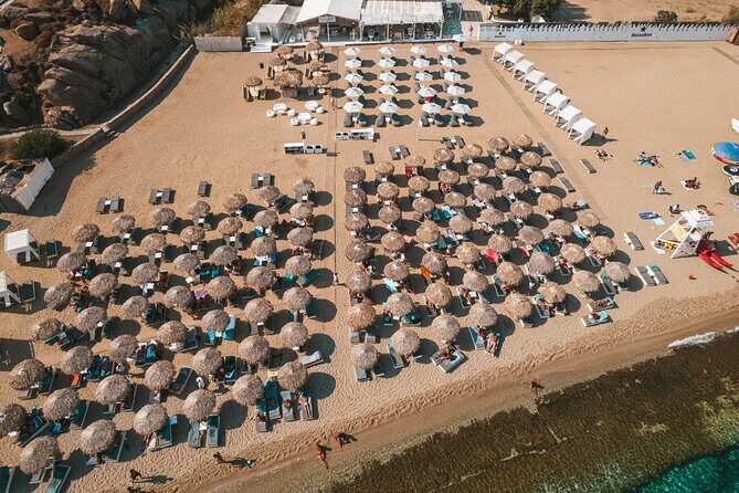 Super Paradise Beach Mykonos Seaside Sunbed (5th, 6th & 7th row) - Who this suits best (and who might not love it)