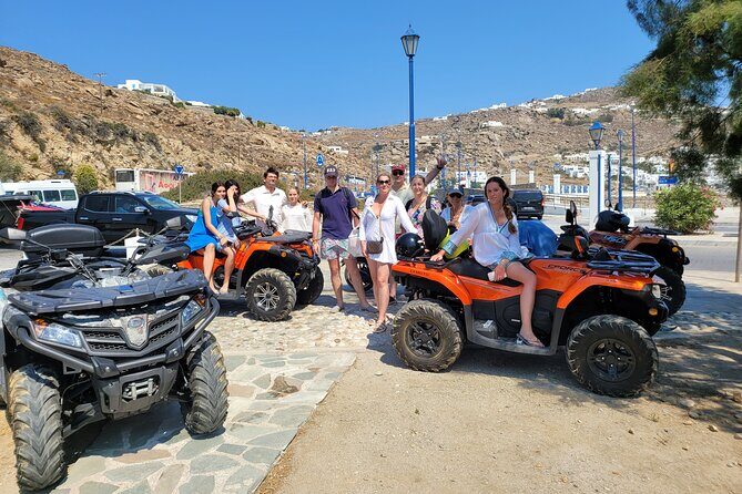 THE ORIGINAL Rent an ATV/QUAD 450cc and explore mykonos on wheels - The ATV/quad setup and safety items that matter